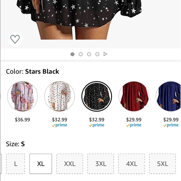 Star off the shoulder dress - Picture 3 of 3